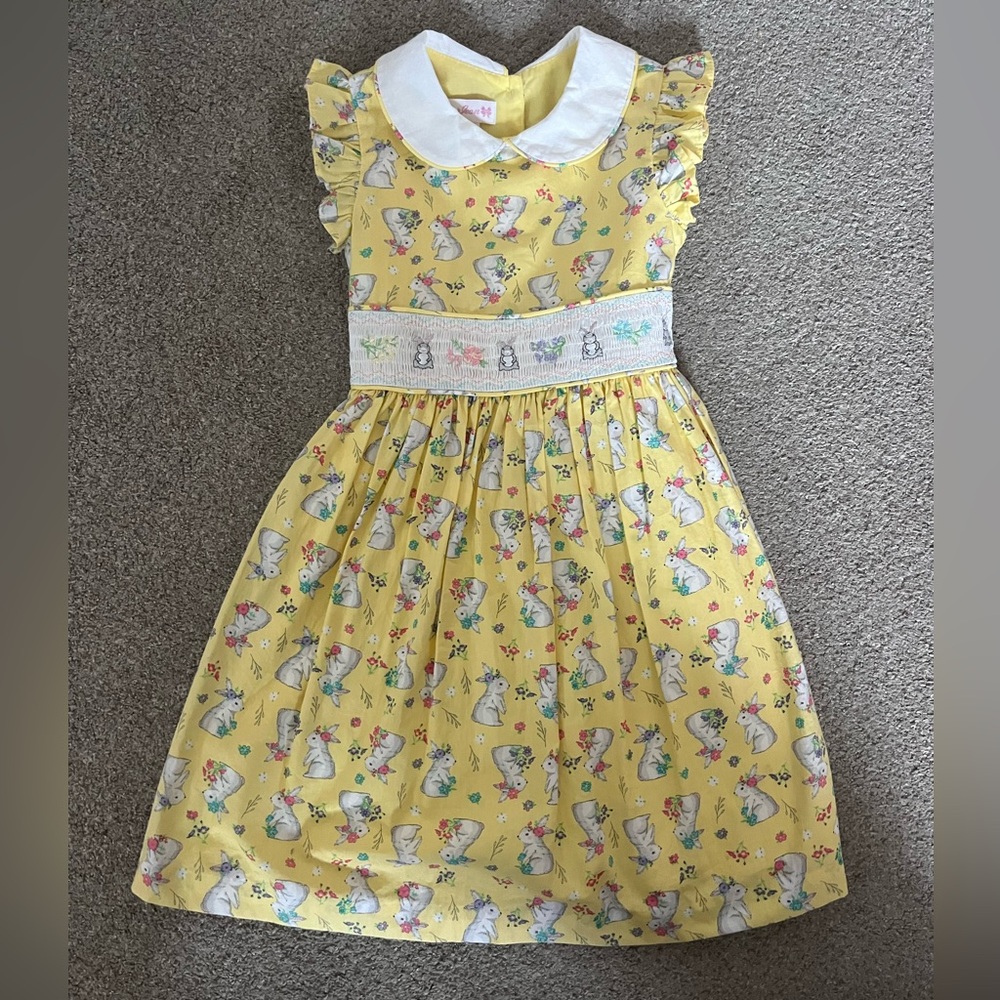 Bonnie Jean Smocked Easter Dress sz6